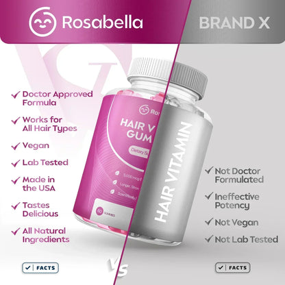 Rosabella™ Viral Hair Growth Gummies (Limited Time Offer)